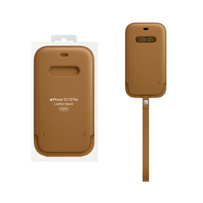 Apple iPhone 12 | iPhone 12 Pro housse en cuir - Havane