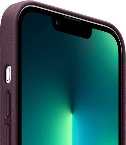Apple iPhone 13 Pro Max coque en cuir - Cerise noire