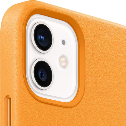Apple iPhone 12 | 12 Pro coque en cuir - Pavot de Californie