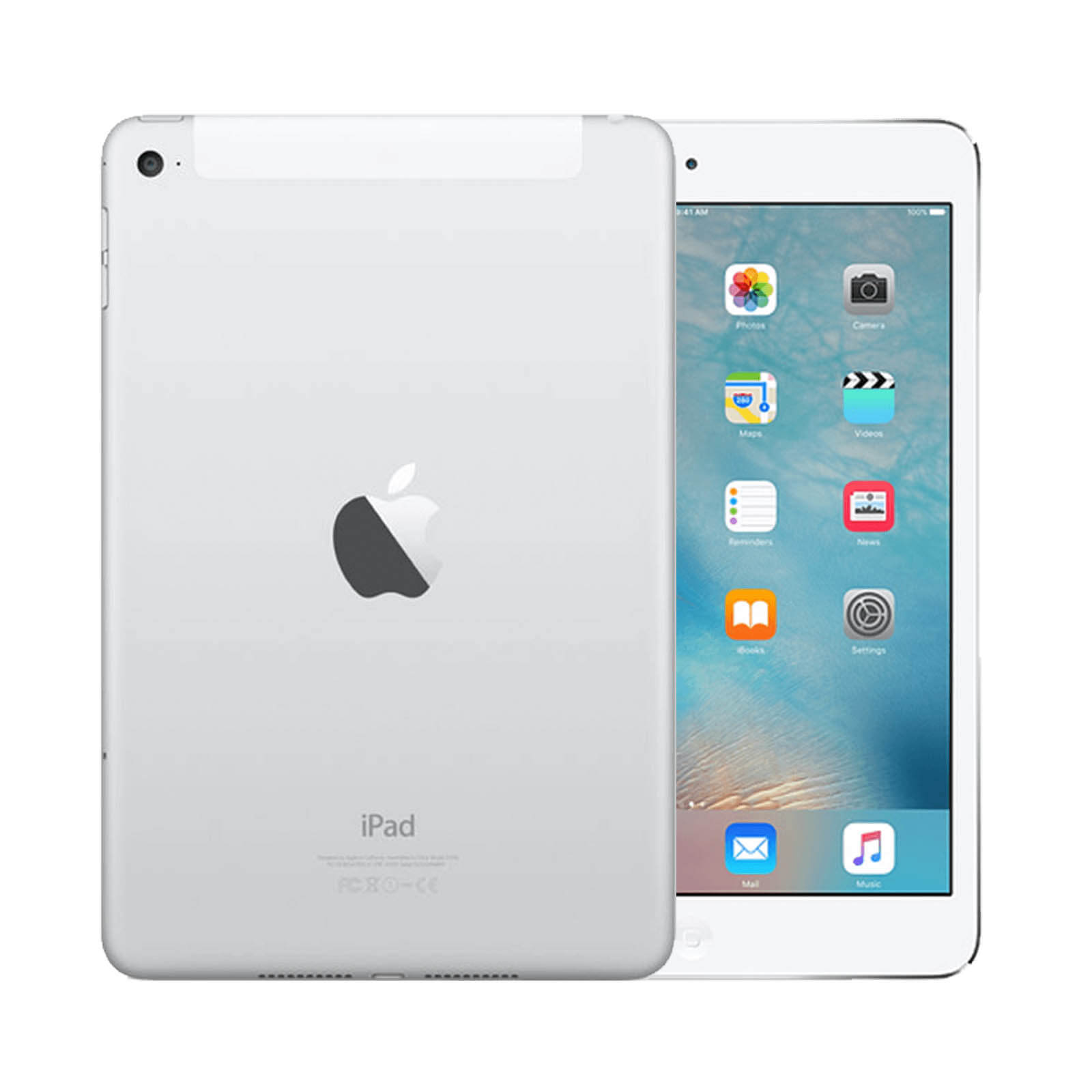 Apple iPad Mini 4 64Go Argent WiFi & Cellulaire - Excellent