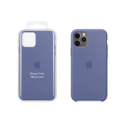 Apple iPhone 11 Pro Coque en Silicone - Bleu Lin - Véritable Nouveau