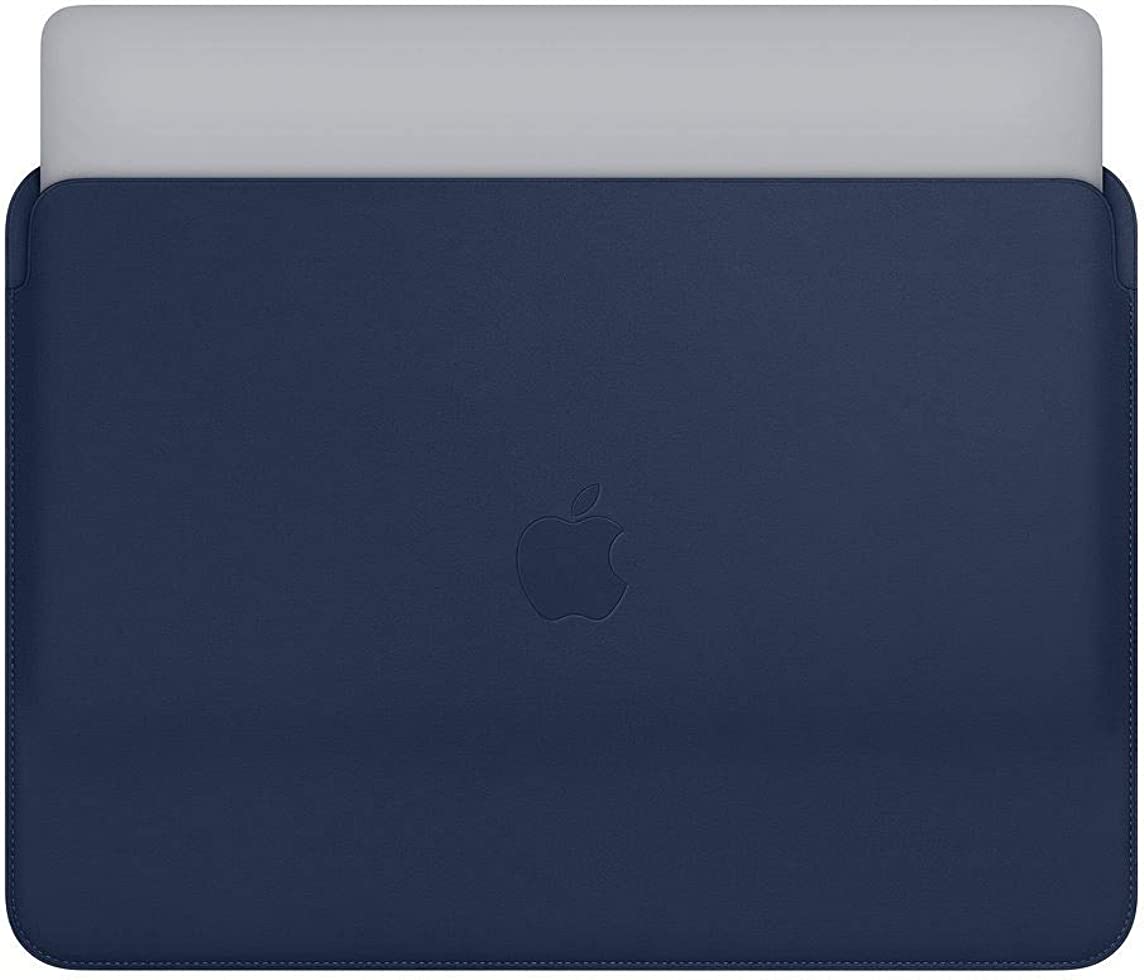 Apple MacBook Pro 13 pouces housse en cuir - Bleu Nuit