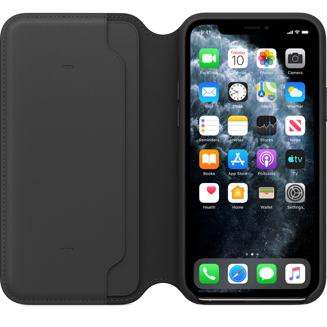 Apple iPhone 11 Pro Leather Folio - Black