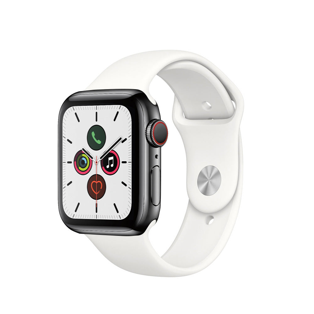 Apple Watch Series 5 Boîtier en acier inoxydable 40mm - Noir