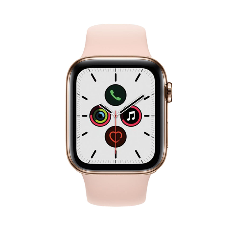 Apple Watch Series 5 Boîtier en acier inoxydable 40mm - Noir