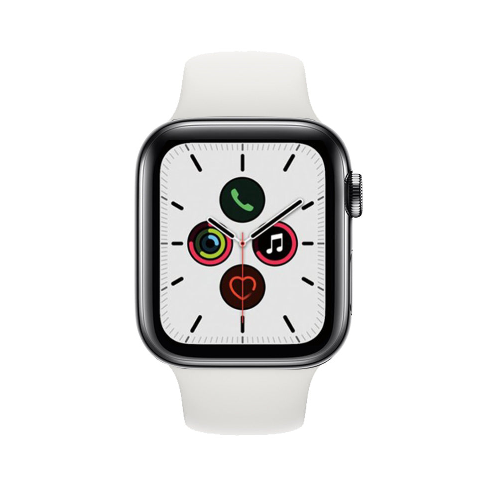 Apple Watch Series 5 Boîtier en acier inoxydable 44mm - Noir