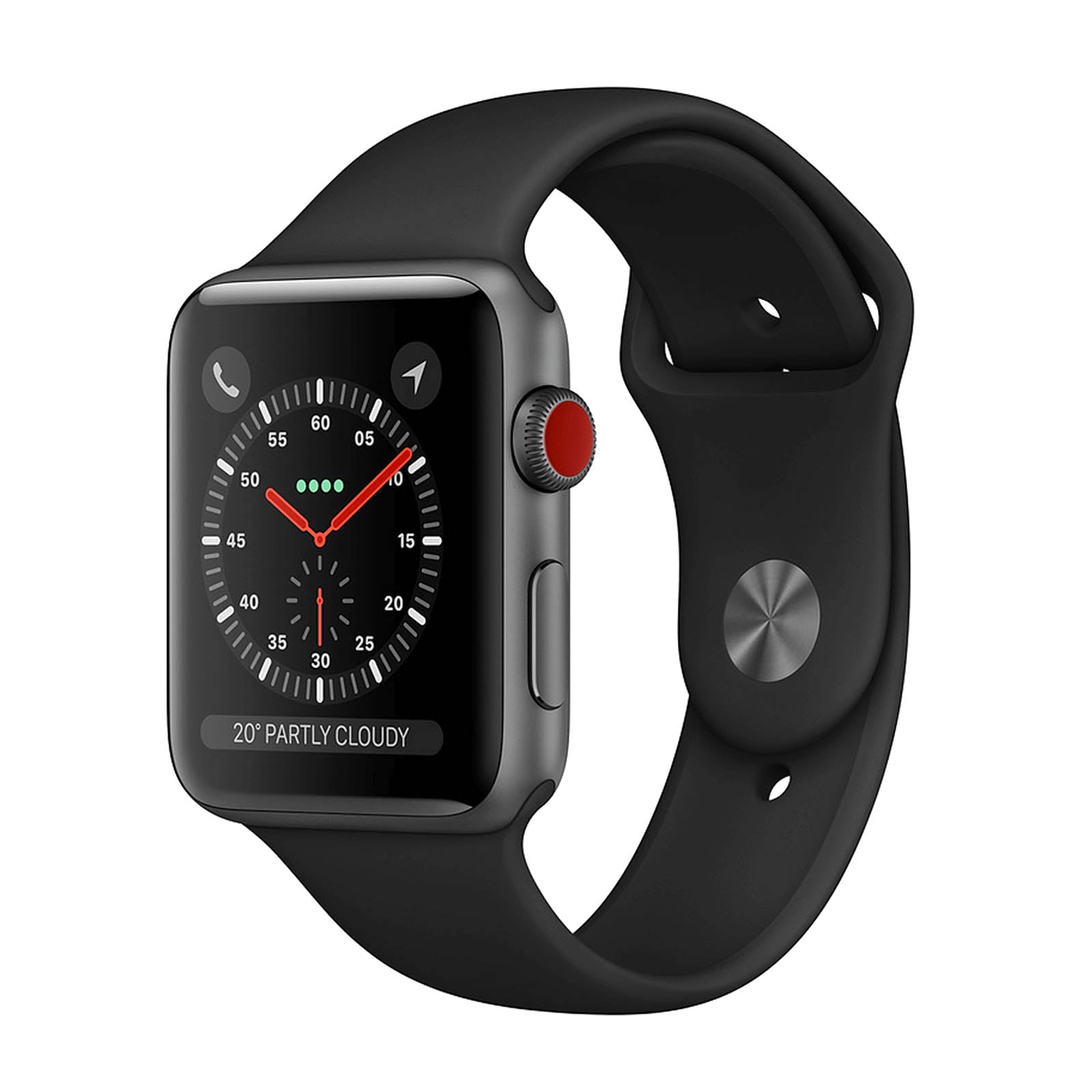 Apple Watch Series 2 Aluminium 38mm - Gris Sidéral - Excellent