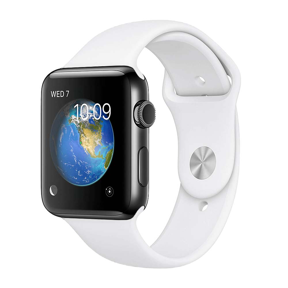 Apple Watch Series 3 Acier Inoxydable 38mm - Noir - Excellent