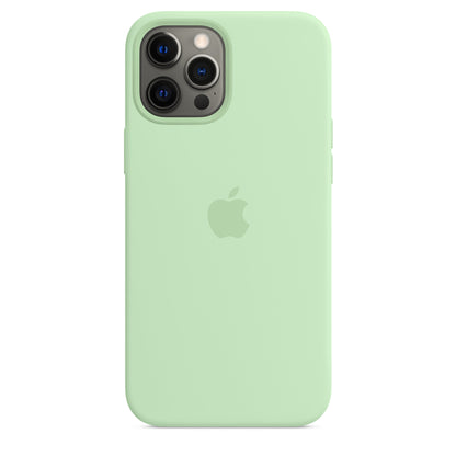 Apple iPhone 12 Pro Max Coque en Silicone - Pistache