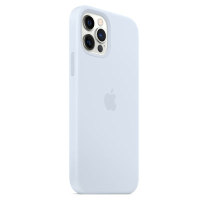 Apple iPhone 12 Pro Max Coque en Silicone - Bleu Capri