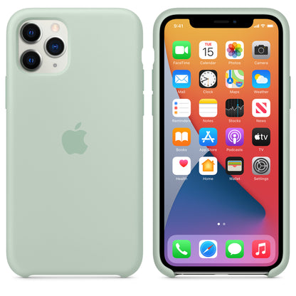 Apple iPhone 11 Pro Coque en Silicone - Béryl vert