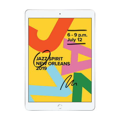 Apple iPad 7 128Go WiFi & Cellulaire - Argent - Bon état