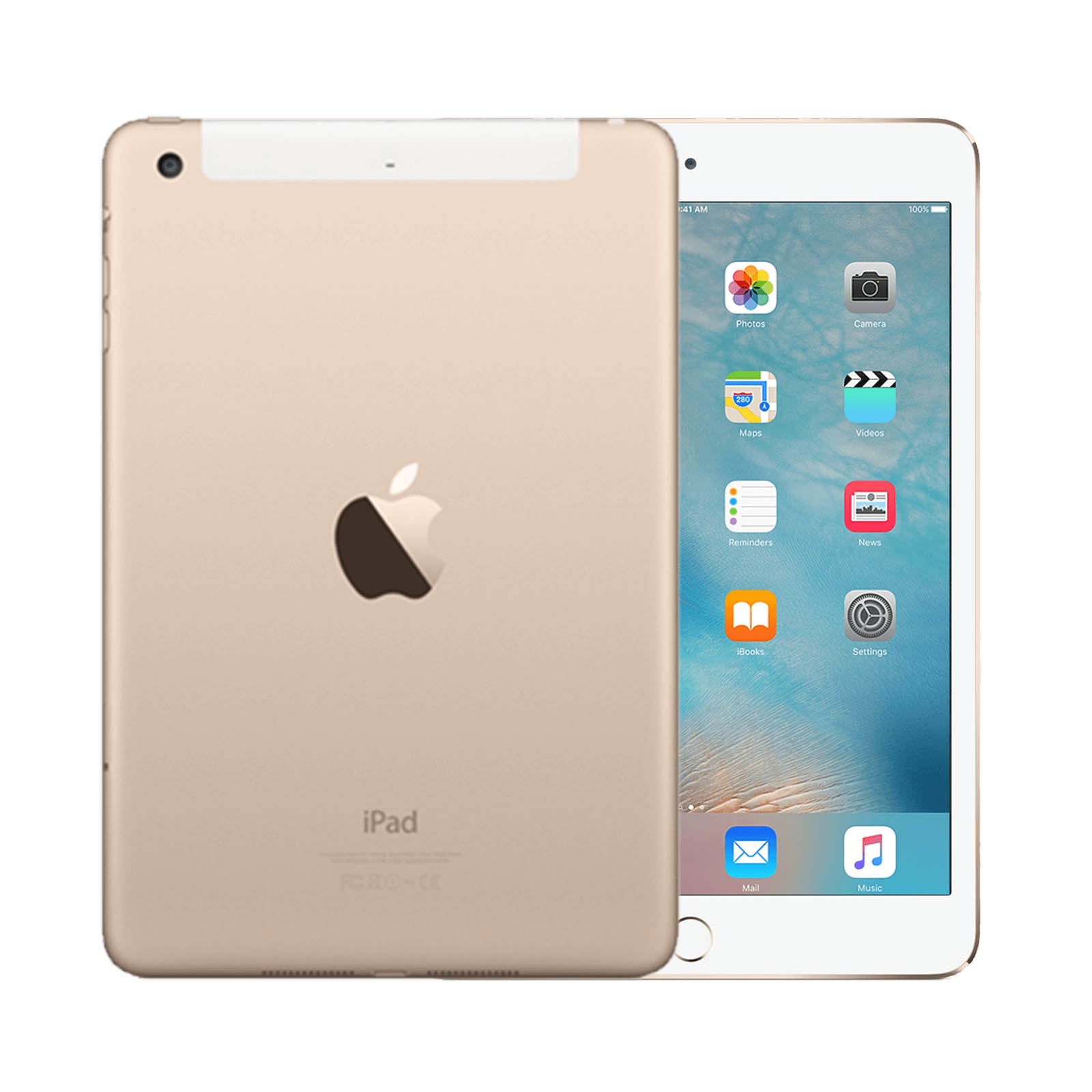 iPad Mini 3 16GB WiFi & Cellular Or Bon état Débloqué