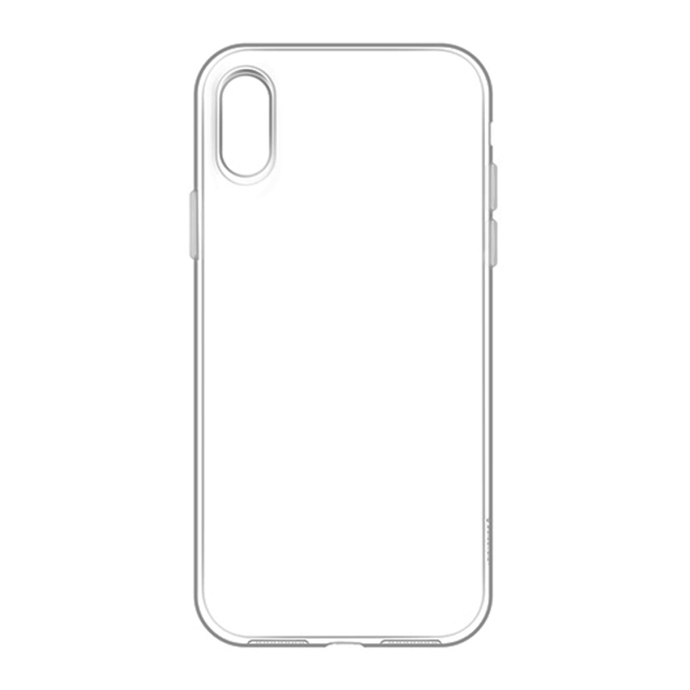 Silicone Phone Case - Clear - Apple iPhone XS