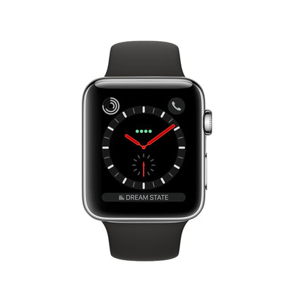 Apple Watch Series 3 Acier Inoxydable 42mm - Steel - Bon état
