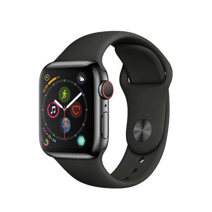 Apple Watch Series 4 Boîtier en acier inoxydable 44mm - Noir