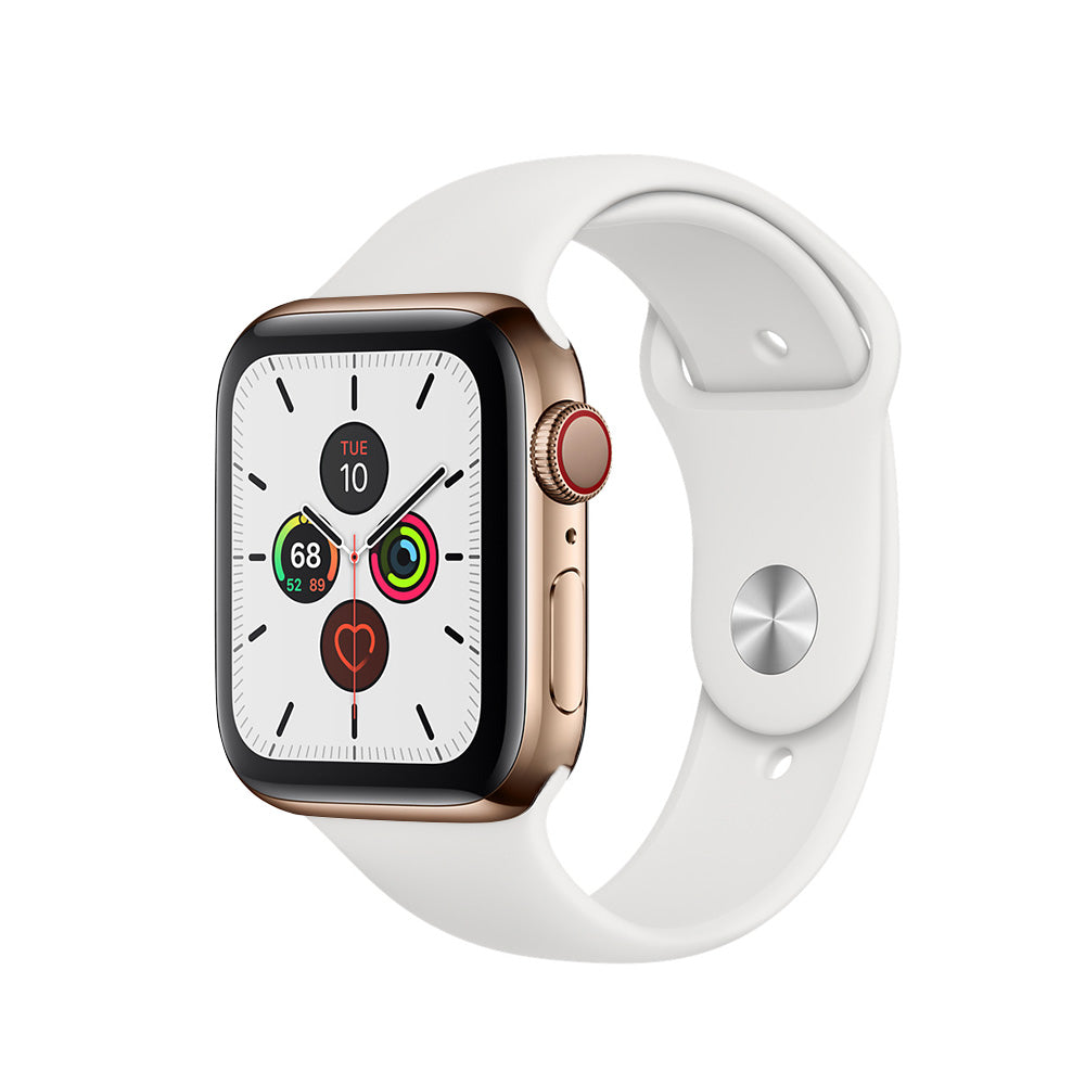 Apple Watch Series 5 Boîtier en acier inoxydable 44mm - Or