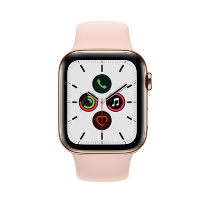 Apple Watch Series 5 Boîtier en acier inoxydable 40mm - Noir