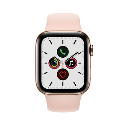 Apple Watch Series 5 Boîtier en acier inoxydable 40mm - Or