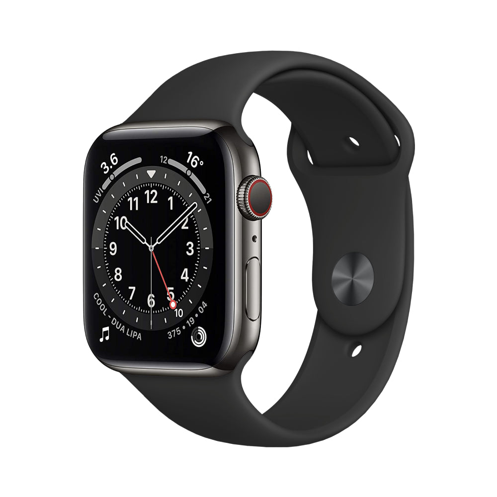 Apple Watch Series 6 Boîtier en acier inoxydable 40mm - Graphite