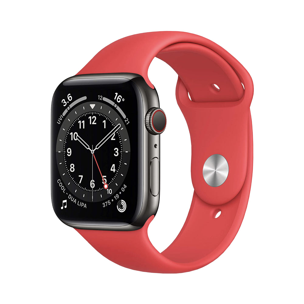 Apple Watch Series 6 Boîtier en acier inoxydable 40mm - Graphite