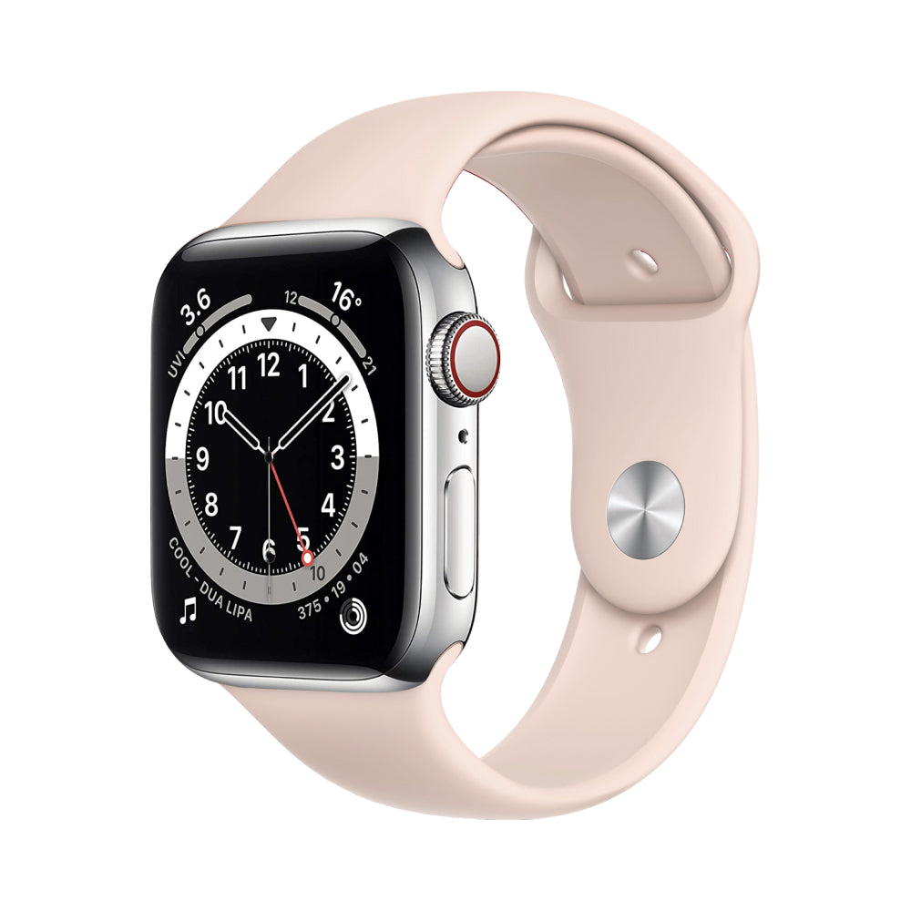 Apple Watch Series 6 Boîtier en acier inoxydable 40mm - Argent