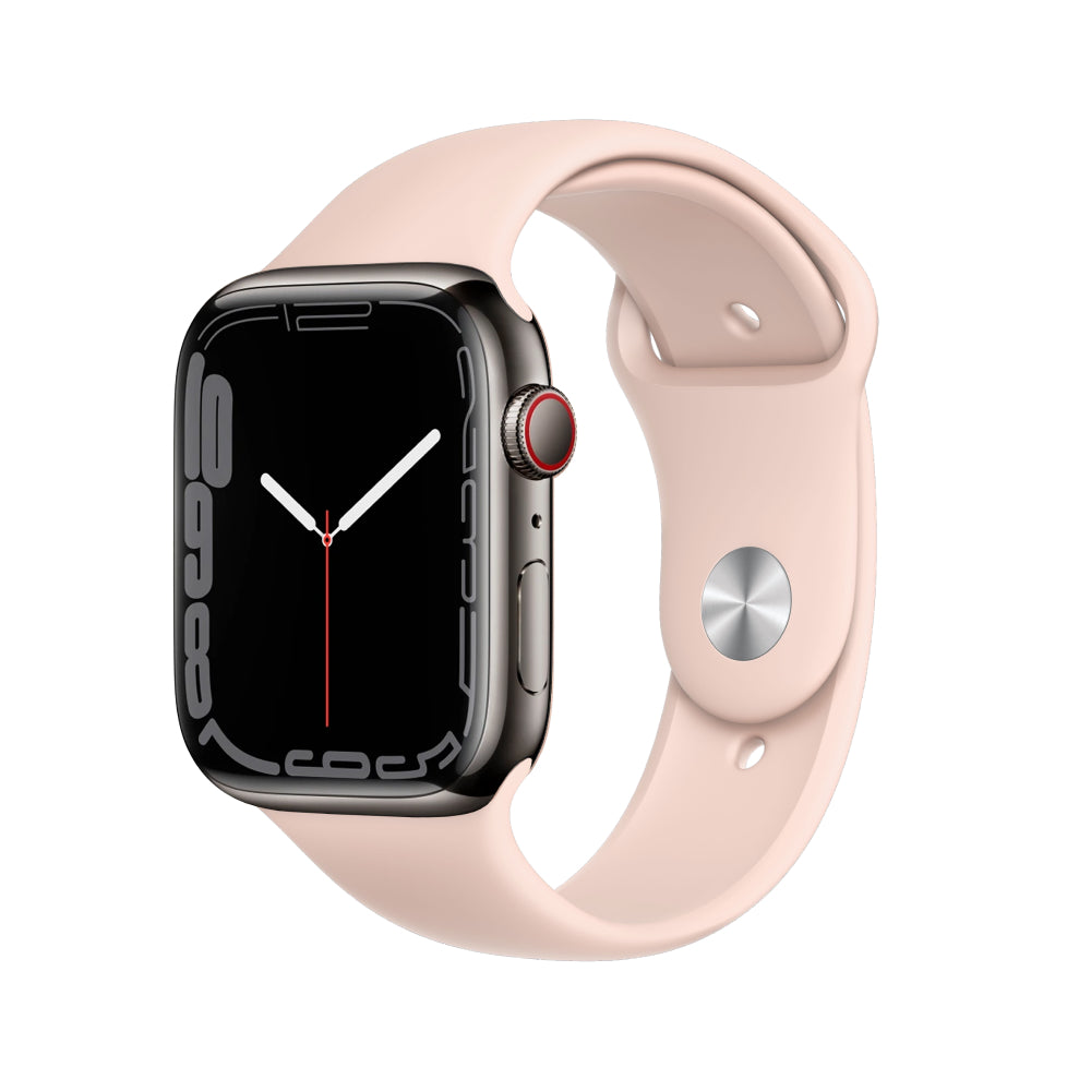 Apple Watch Series 7 Boîtier en acier inoxydable 41mm - Graphite
